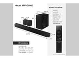 Samsung Q990D 11.1.4ch Wireless Dolby Atmos Soundbar with Q-Symphony Technology (Graphite Black)