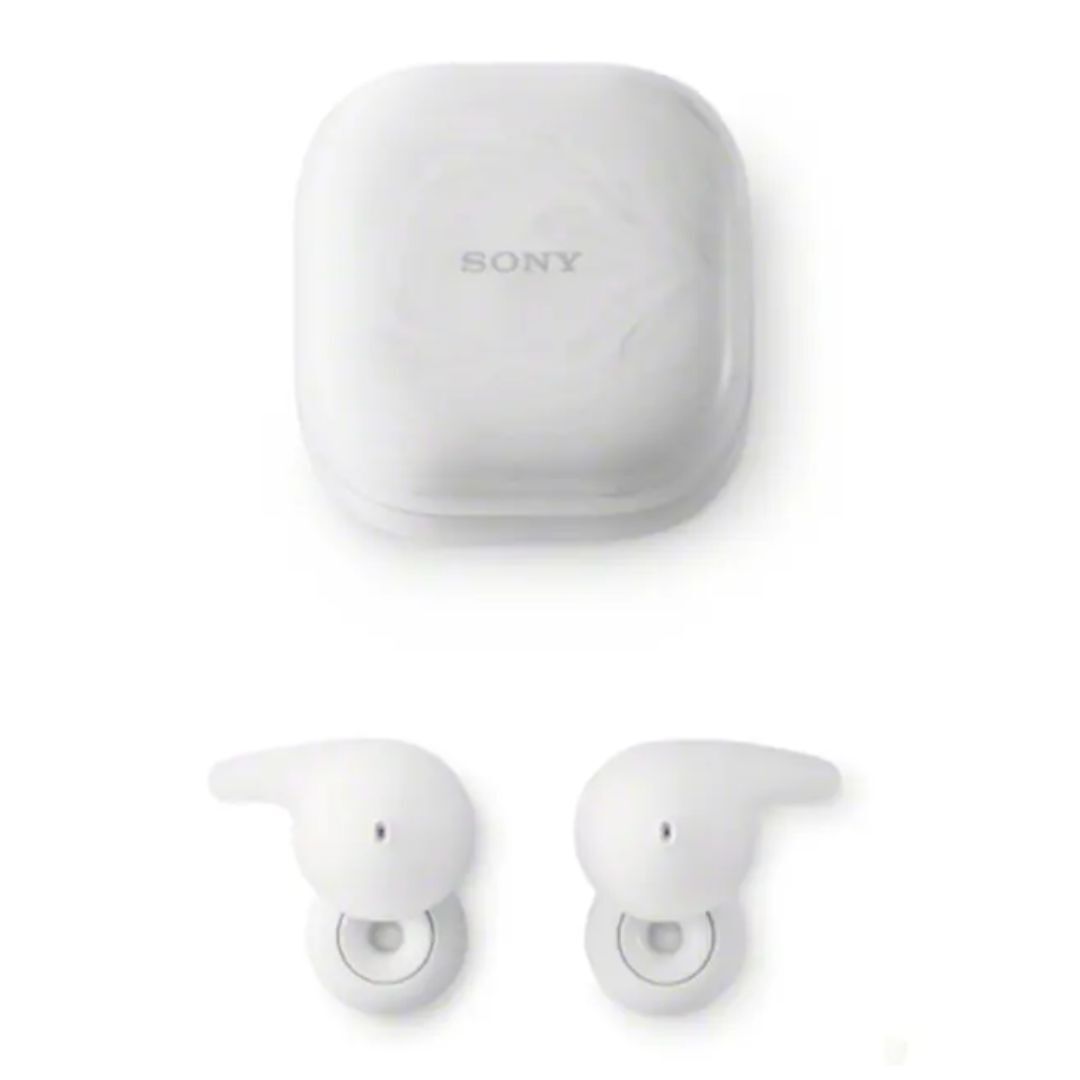 Sony LinkBuds Open Truly Wireless Earbuds with Air Fitting Supporters and Ergonomic Design (White)