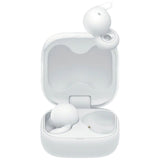 Sony LinkBuds Open Truly Wireless Earbuds with Air Fitting Supporters and Ergonomic Design (White)
