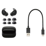 Sony LinkBuds Fit Truly Wireless Noise Canceling Earbuds with Air Fitting Supporters (Black)