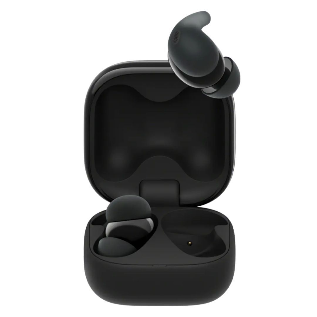 Sony LinkBuds Fit Truly Wireless Noise Canceling Earbuds with Air Fitting Supporters (Black)
