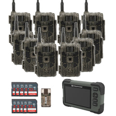 Stealth Cam 40MP Deceptor Max Cellular Trail Camera with 0.4-Second Trigger Speed (10-Pack) Bundle