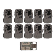 Wildgame Innovations Spark 2.0 Combo Lightsout 18MP Trail Camera with 70-Feet Range (10-Pack) Bundle