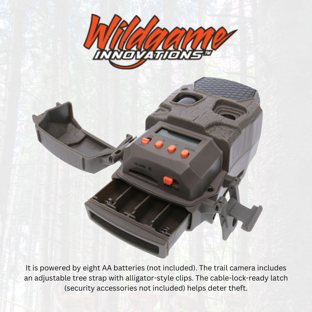 Wildgame Innovations Kicker 2.0 Lightsout Trail Camera with 18MP Resolution and 720p Video Bundle