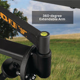 Muddy Outfitter Camera Arm with 20-Inch Aluminum Treestand Climbing Sticks and Harness Bundle