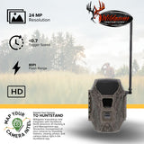 Wildgame Innovations Terra Cell XT 24MP Cellular Trail Camera (Dual Network, 4-Pack) Bundle