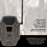 Wildgame Innovations Terra Cell XT 24MP Cellular Trail Camera (Dual Network, 6-Pack) Bundle