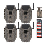 Wildgame Innovations Terra Cell 16MP Cellular Trail Camera (4-Pack) with 4 x 32GB Memory Card Bundle