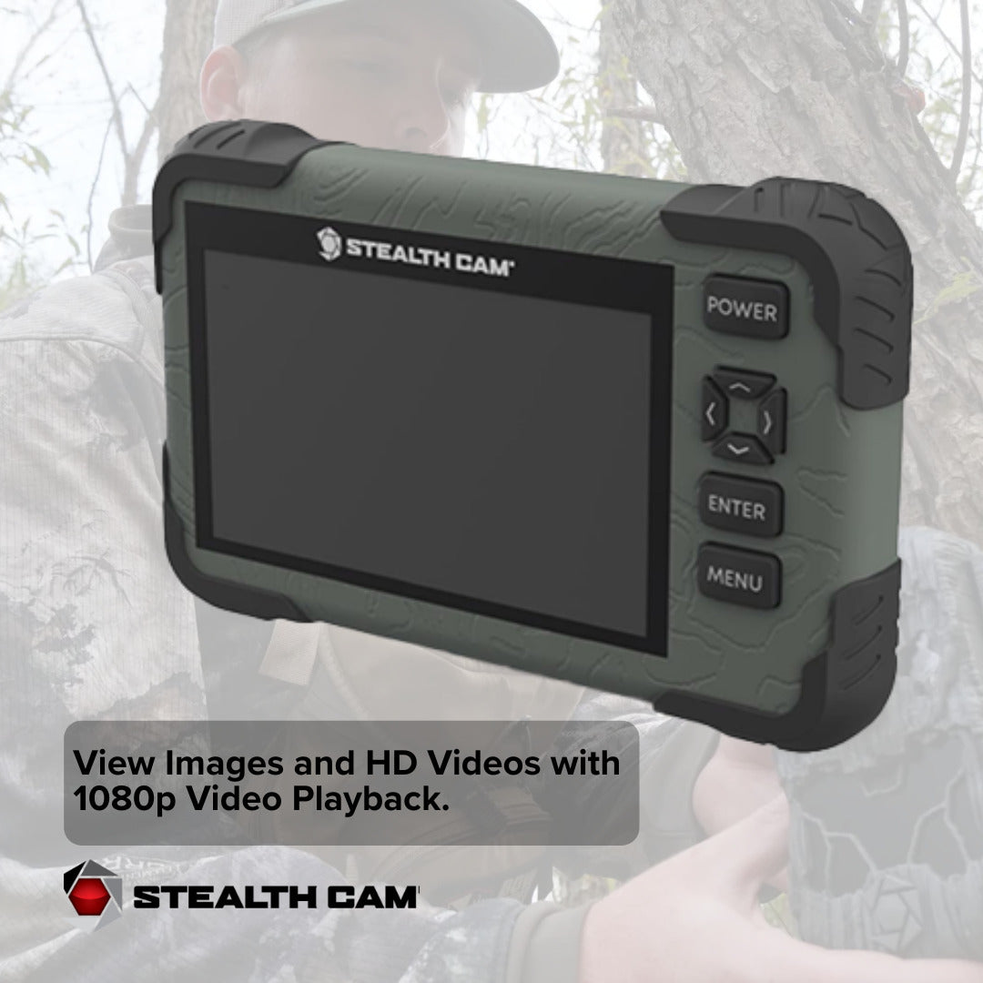 Stealth Cam Adjustable Multi-Pivot Mounting Post for Trail Camera with Card Reader Bundle