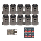 Wildgame Innovations Wraith 2.0 Lightsout Trail Camera with 40 Infrared LEDs (10-Pack) Bundle