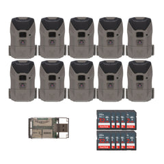 Wildgame Innovations Wraith 2.0 Lightsout Trail Camera with 40 Infrared LEDs (10-Pack) Bundle
