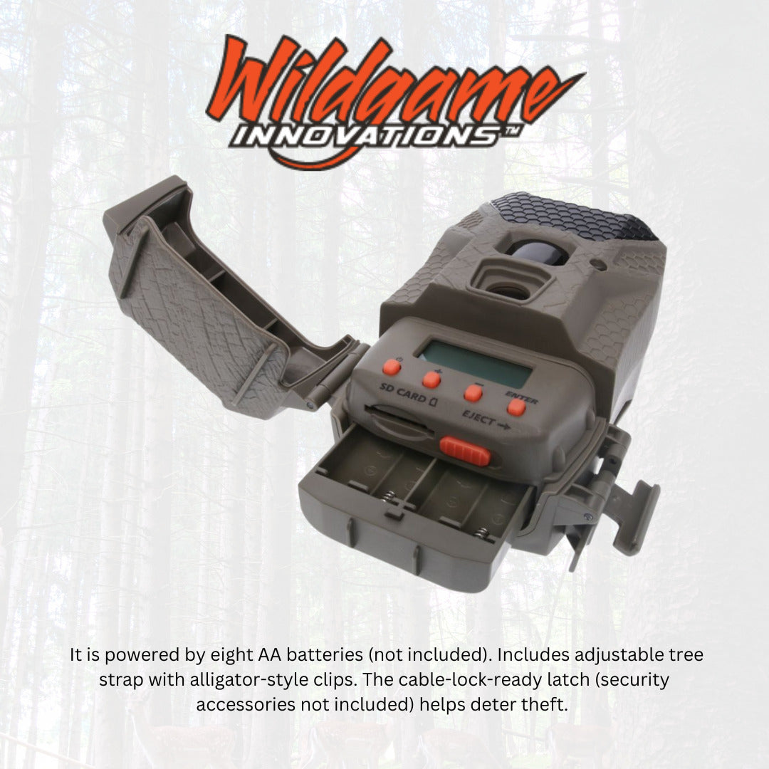 Wildgame Innovations Wraith 2.0 Lightsout Trail Camera with 40 Infrared LEDs with Memory Card Bundle