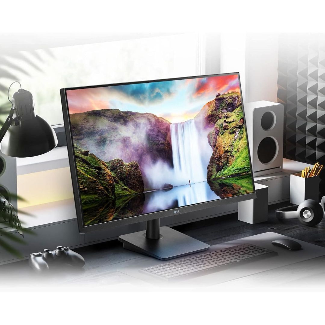 LG 27MP40W 27-Inch IPS Gaming Monitor with Full HD Display and 3-Side Borderless Design (Black)