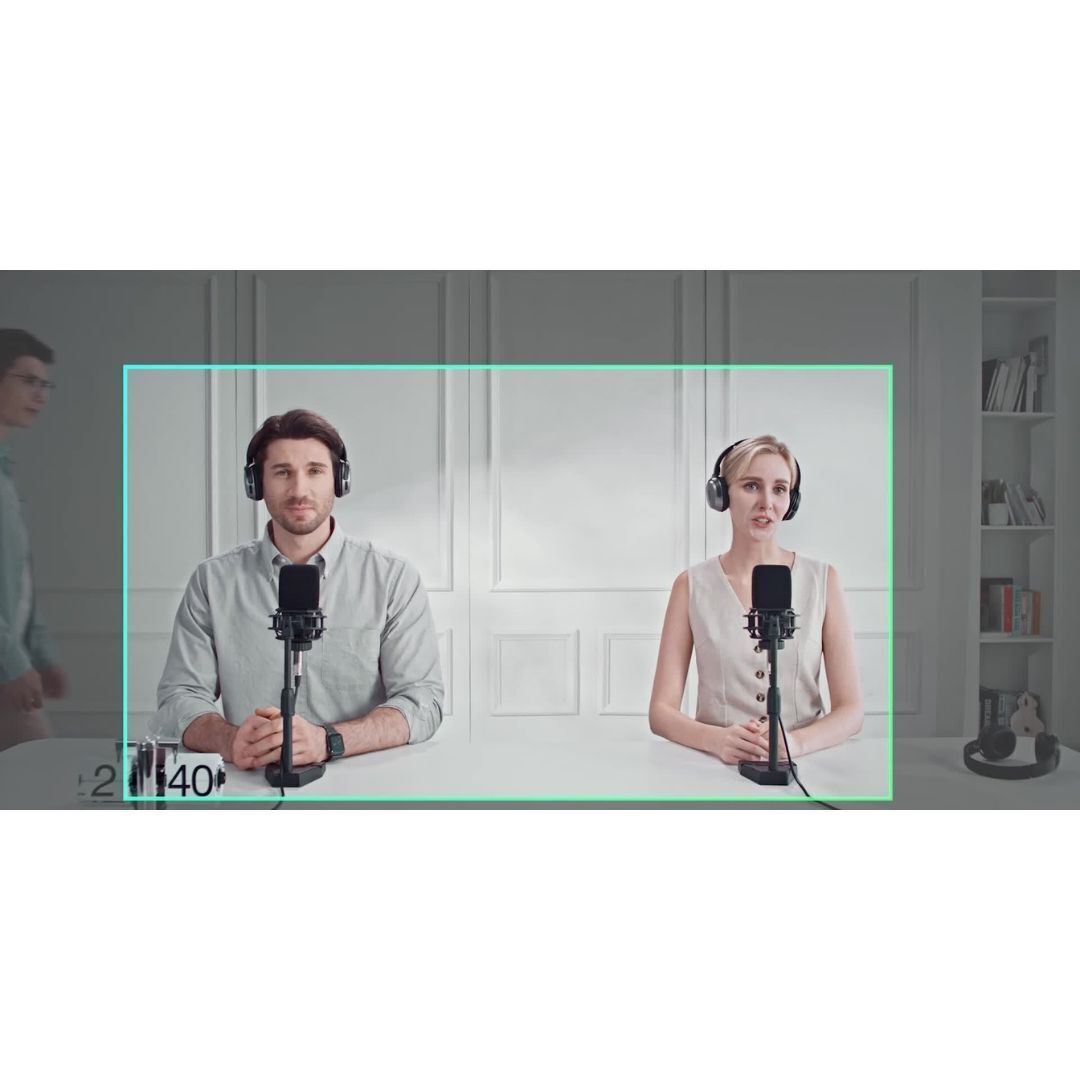 OBSBOT Meet 2 AI-Powered 4K Webcam with Fast Auto Focus and Gesture Control (Space Gray)