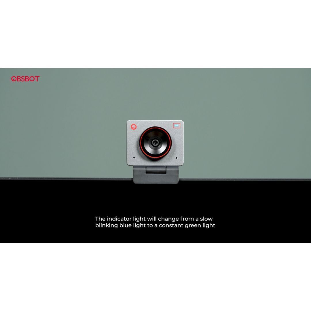 OBSBOT Meet 2 AI-Powered 4K Webcam with Fast Auto Focus and Gesture Control (Space Gray)
