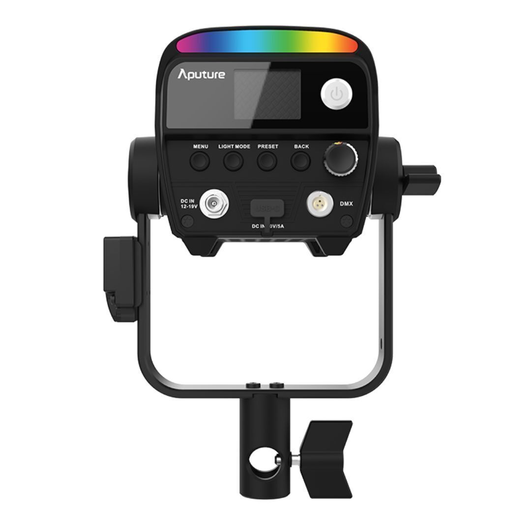 Aputure STORM 80c IP65 Weather-Resistant 80W Full-Color Compact Point Source Fixture (Black)