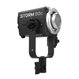 Aputure STORM 80c IP65 Weather-Resistant 80W Full-Color Compact Point Source Fixture (Black)