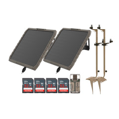 Stealth Cam Adjustable Multi-Pivot Mounting Post for Trail Camera and Battery (2-Pack) Bundle