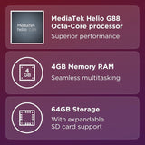 Lenovo Tab M11 with 11-Inch Display and MediaTek Helio G88 Octa-Core Processor (Luna Gray)