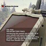 Stealth Cam Adjustable Multi-Pivot Mounting Post (4-Pack) with Solar Power Panel (4-Pack) Bundle