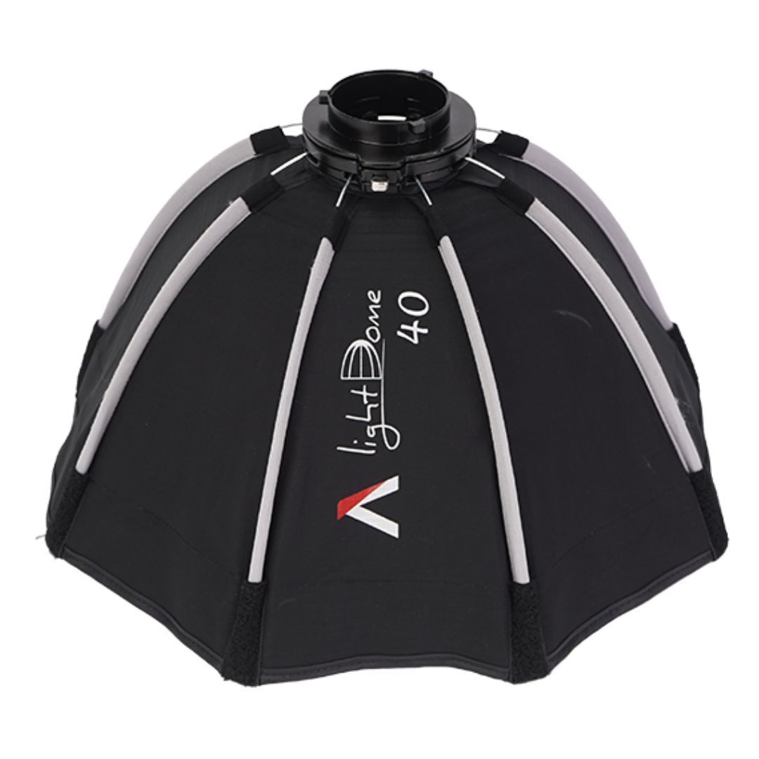Aputure Light Dome 40 Round 8-Corner Mini Softbox with ProLock Mount and Reflective Silver Lining