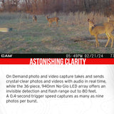 Stealth Cam 40MP Deceptor Max Cellular Trail Camera (6-Pack) with Solar Battery Pack Bundle