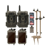 Stealth Cam 40MP Deceptor Max Cellular Trail Camera (2-Pack) with Solar Power Panel Bundle