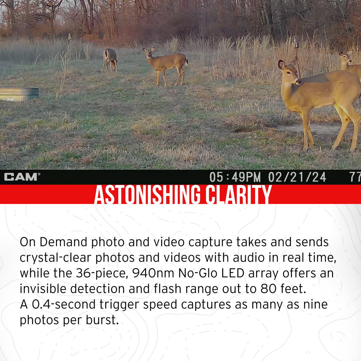 Stealth Cam 40MP Deceptor Max Cellular Trail Camera (4-Pack) with Solar Battery Pack Bundle