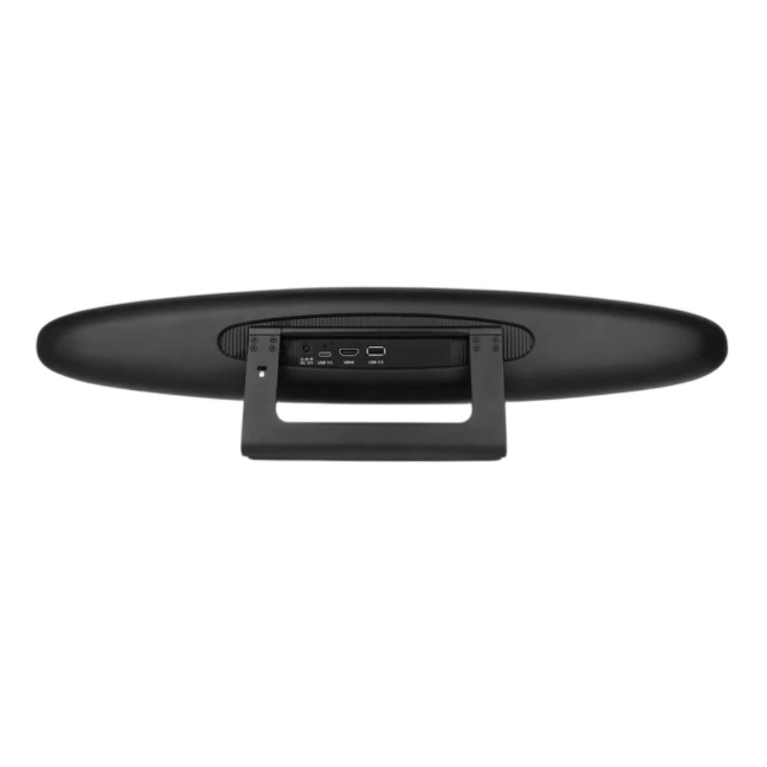 Rocware RC10 4K UHD USB Video Bar with 121-Degree Wide Field of View and Auto-Framing (Black)