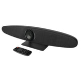 Rocware RC10 4K UHD USB Video Bar with 121-Degree Wide Field of View and Auto-Framing (Black)
