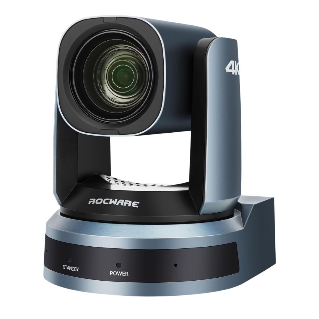 Rocware RC841U 4K Video Conferencing PTZ Camera with CMOS Image Sensor and Built-In AI Algorithm