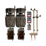 Stealth Cam Revolver 40MP Pro 360-Degree Cellular Trail Camera (2-Pack) with Card Reader Bundle