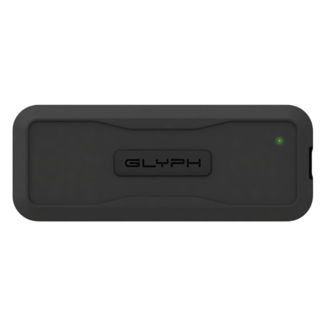 Glyph Atom EV NVMe SSD with USB 3.2 Type-C Port and 1000 MBPS Transfer Speed (2TB, Black)
