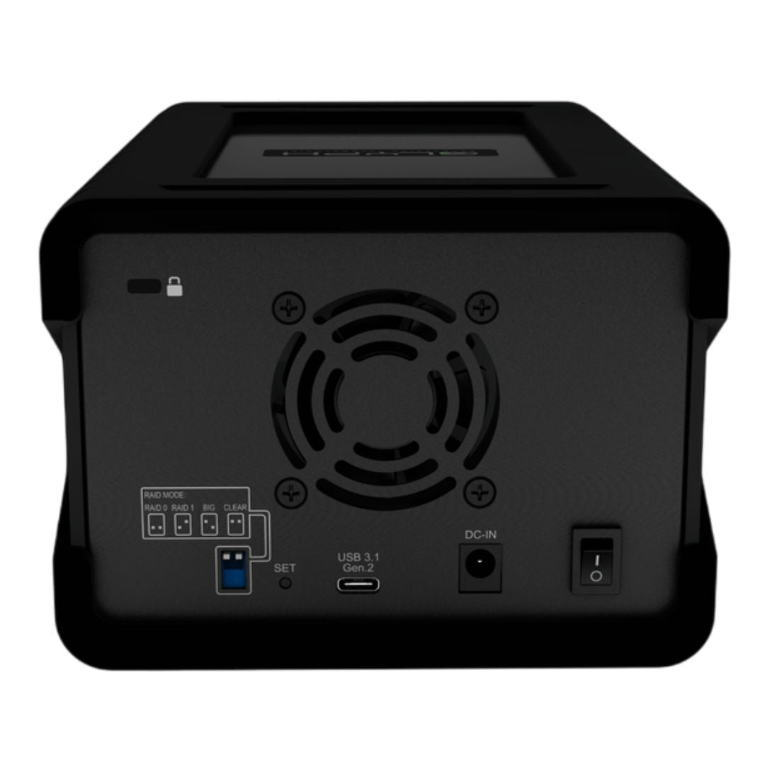 Glyph Blackbox Pro Raid Desktop Drive with USB-C 3.1 Gen2 Interface and 7200 RPM (16TB, Black)