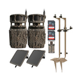 Stealth Cam Revolver 40MP Pro Cellular Trail Camera (2-Pack) with Mounting Post (2-Pack) Bundle