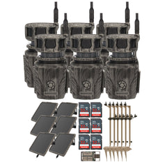 Stealth Cam Revolver 36MP Pro 360 Degree Cellular Trail Camera with Mounting Post (6-Pack) Bundle
