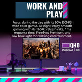 Cooler Master GM27-FQS ARGB 27-Inch 1440p, 165Hz Refresh Rate,1ms Response Time Gaming Monitor