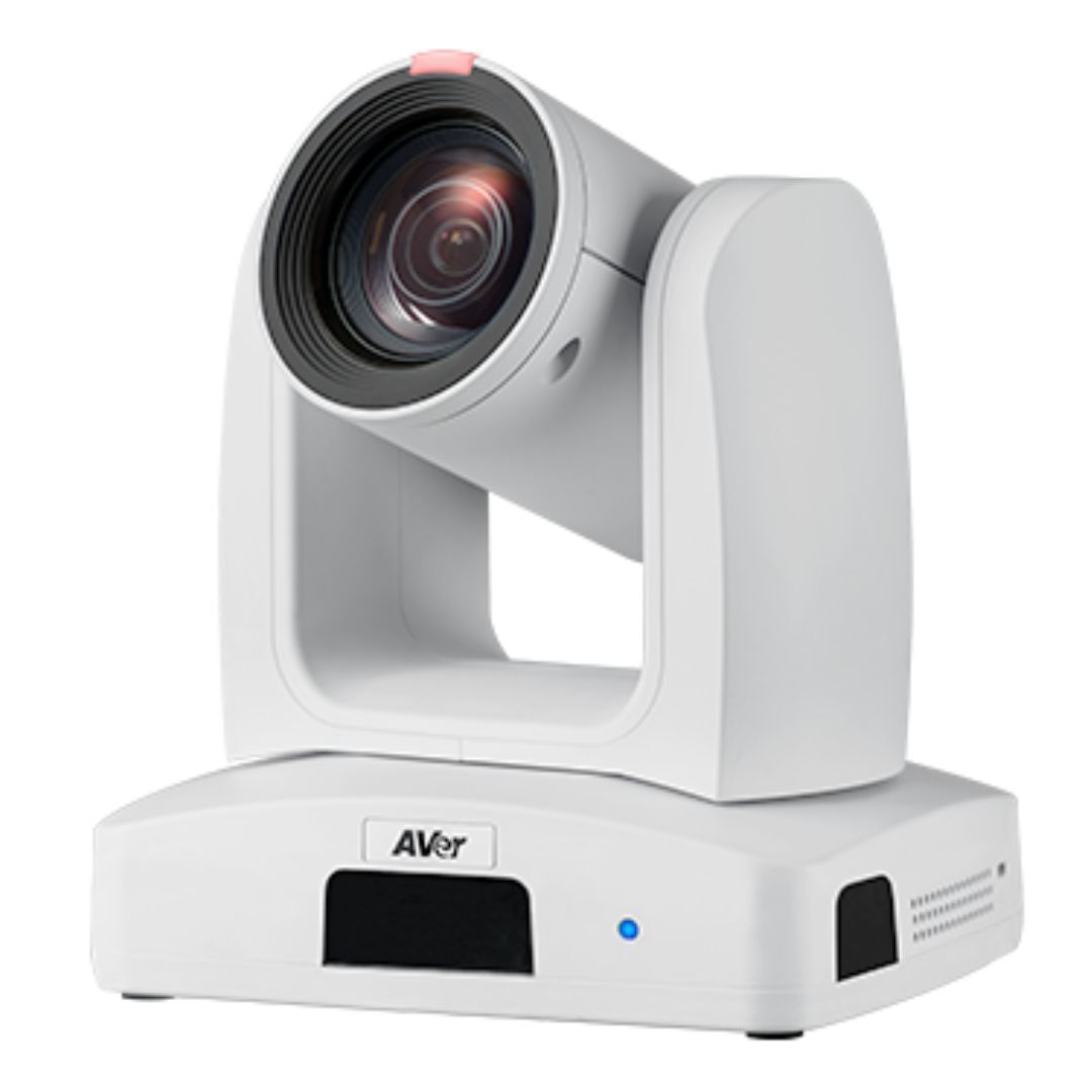 AVer TR211 AI Auto Tracking PTZ Camera with 12x Optical Zoom Lens and FHD 60 FPS Resolution (White)