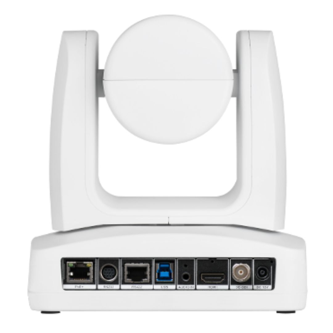 AVer TR211 AI Auto Tracking PTZ Camera with 12x Optical Zoom Lens and FHD 60 FPS Resolution (White)