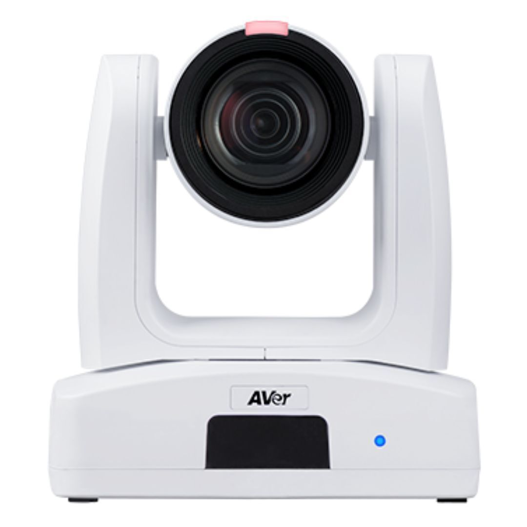 AVer TR211 AI Auto Tracking PTZ Camera with 12x Optical Zoom Lens and FHD 60 FPS Resolution (White)