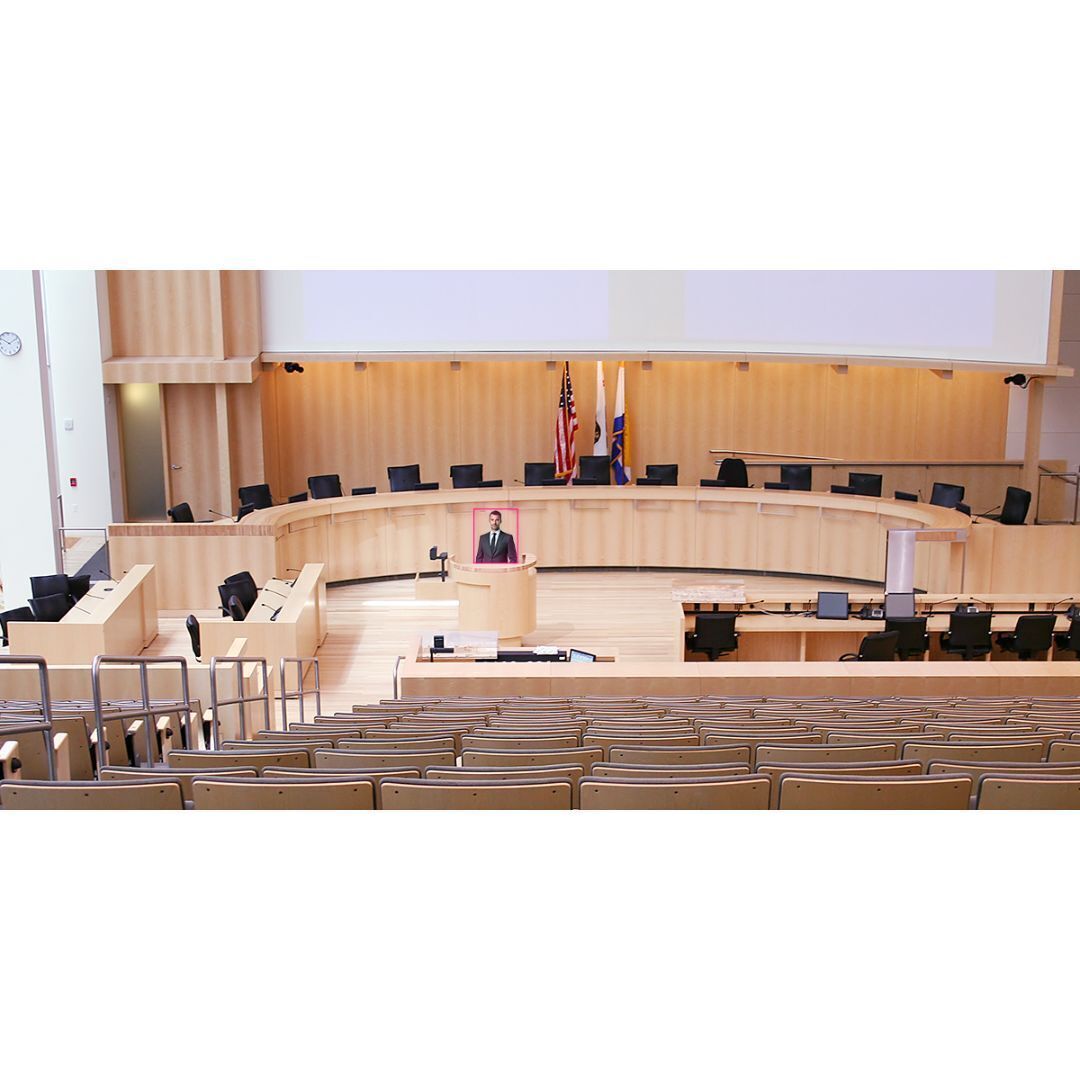 AVer TR211 AI Auto Tracking PTZ Camera with 12x Optical Zoom Lens and FHD 60 FPS Resolution (White)