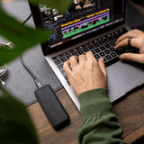 Glyph Atom EV NVMe SSD with USB 3.2 Type-C Port and 1000 MBPS Transfer Speed (8TB, Black)