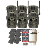 Stealth Cam 36MP Fusion Max Cellular Trail Camera with 80-Feet Detection Range (6-Pack) Bundle