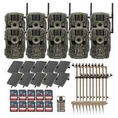 Stealth Cam 36MP Fusion Max Cellular Trail Camera with 80-Feet Detection Range (10-Pack) Bundle