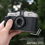 Pentax 17 F3.5 Dark Silver Camera with HP5 Plus Black-White 36 Exp Roll Film (3-Pack) Bundle