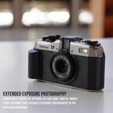 Pentax 17 F3.5 Dark Silver Camera with HP5 Plus Black-White 36 Exp Roll Film (3-Pack) Bundle