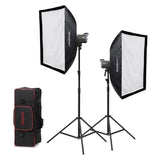 Godox Litemons LA200Bi 2-Light Kit with Step-Less Adjustment and Godox Light App Control (Black)