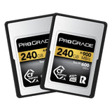 ProGrade Digital CFexpress 2.0 Type A Gold Memory Card with 900MBps Read Speed (240GB, 2-Pack)