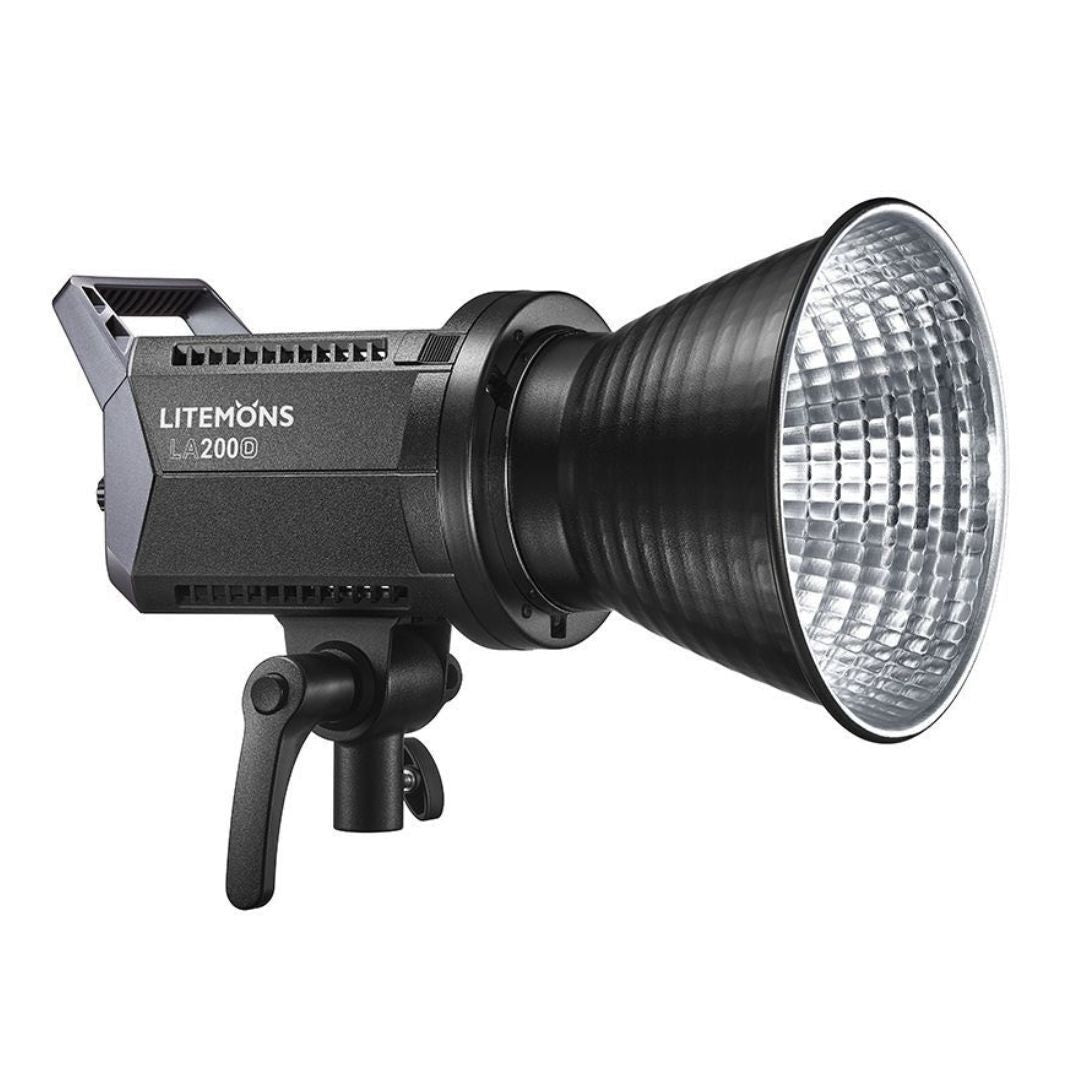 Godox Litemons LA200D 2-Light Kit with Step-Less Adjustment and Godox Light App Control (Black)