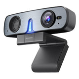 ROCWARE RC08 1080P HD All-In-One USB Webcam with Built-In Speaker and Mic for Video Conferencing